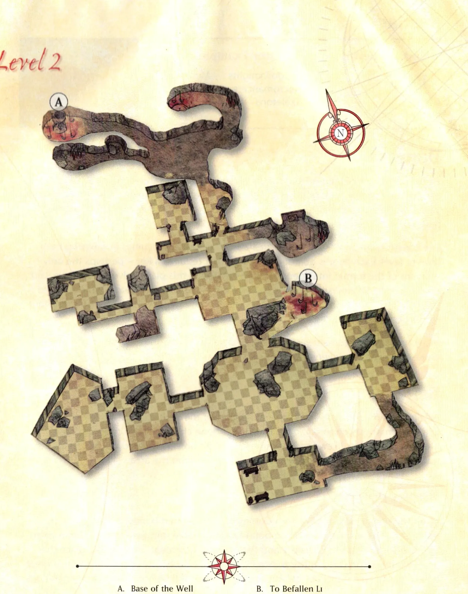 Map of Befallen — Level 2