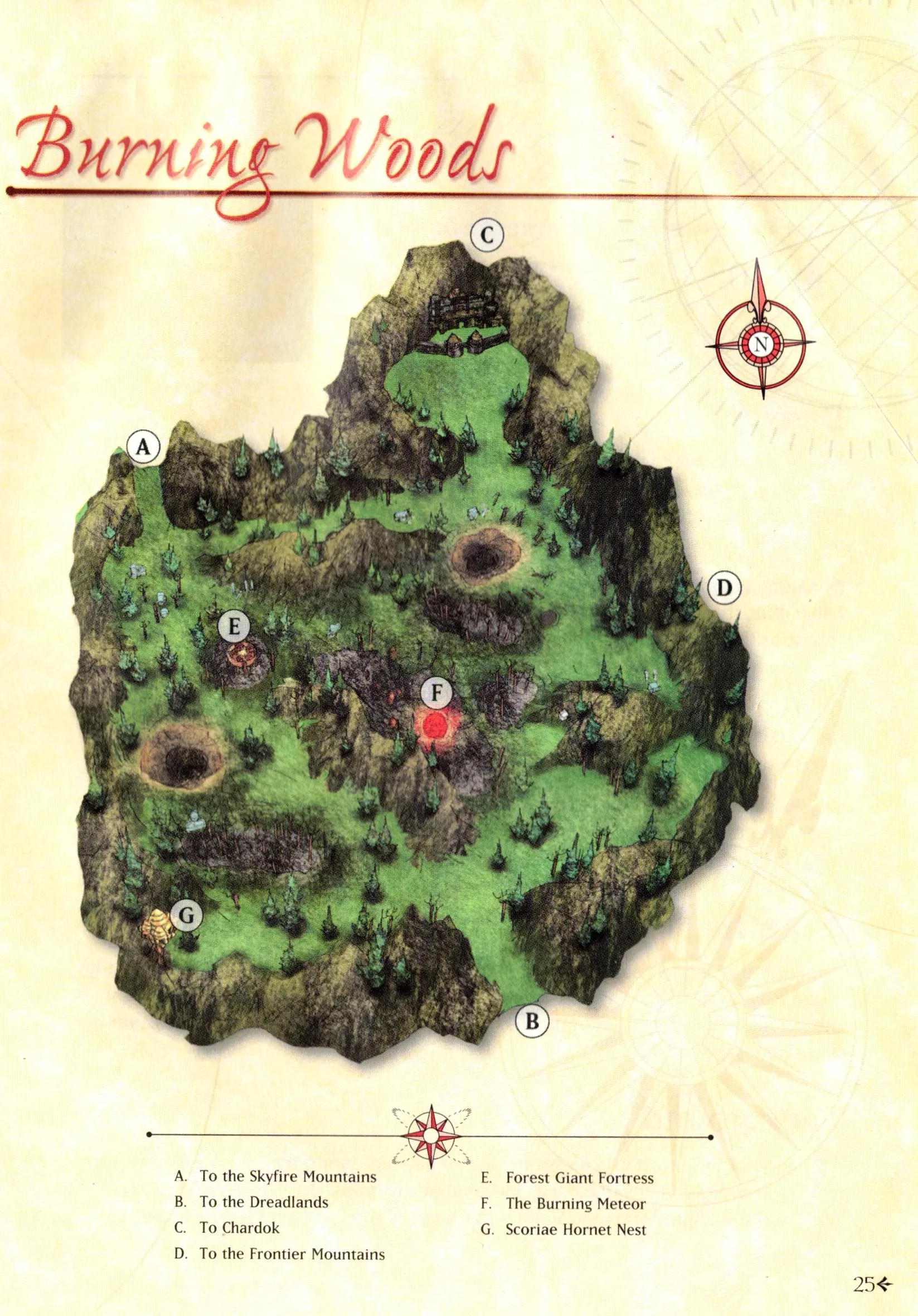 Map of Burning Woods