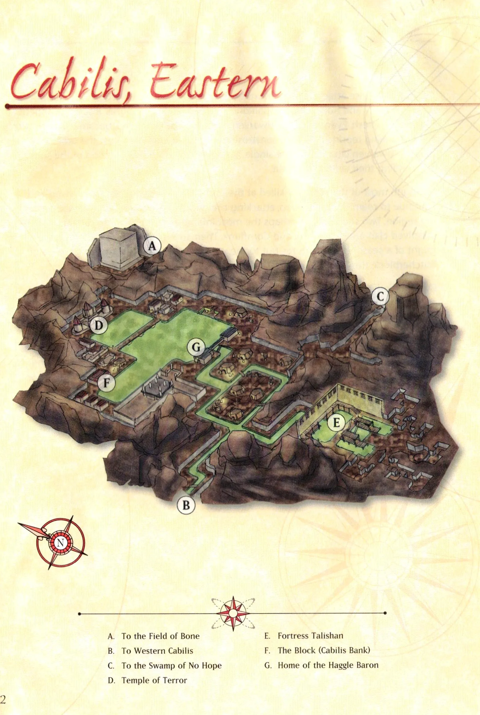 Map of Cabilis — Eastern