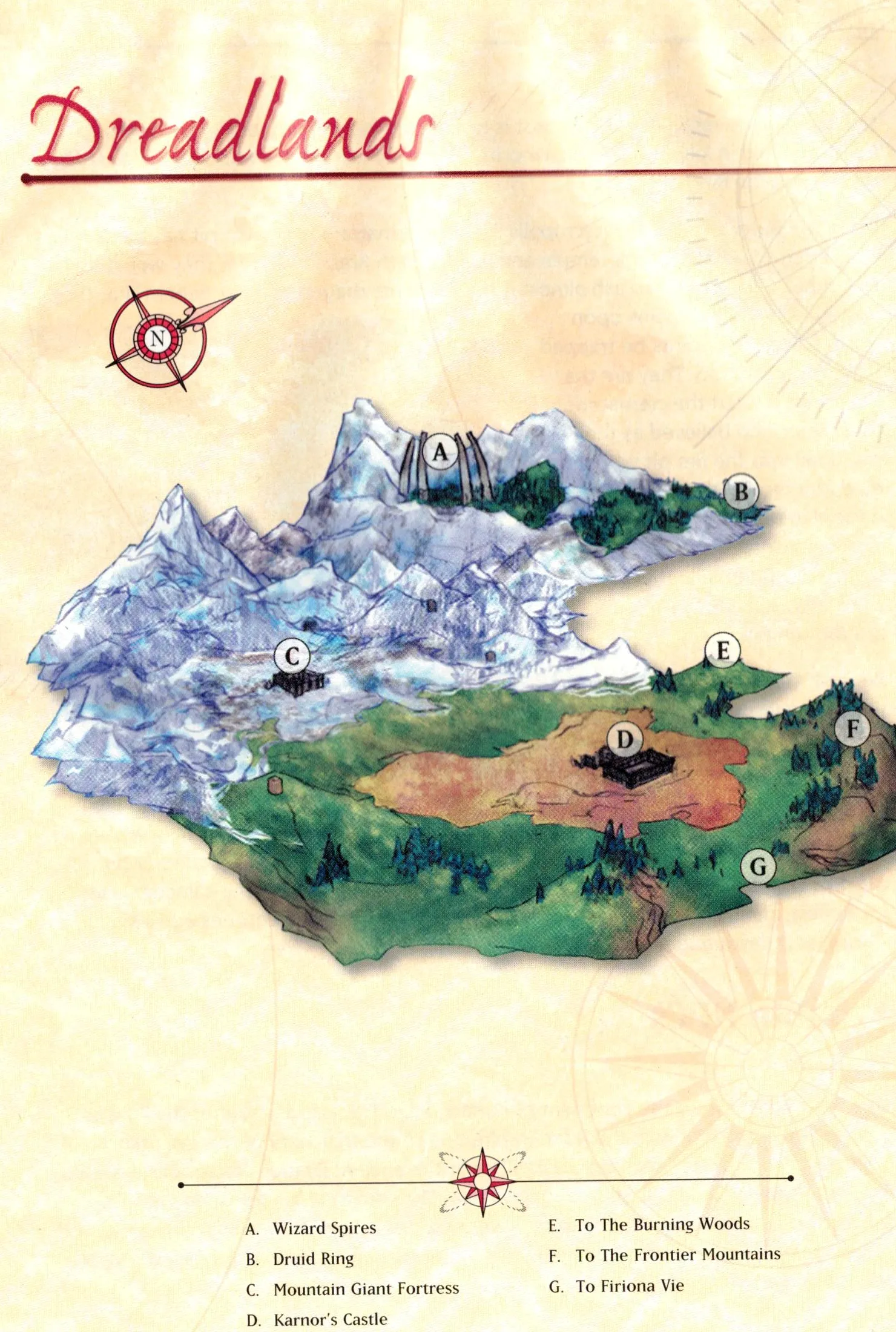 Map of The Dreadlands