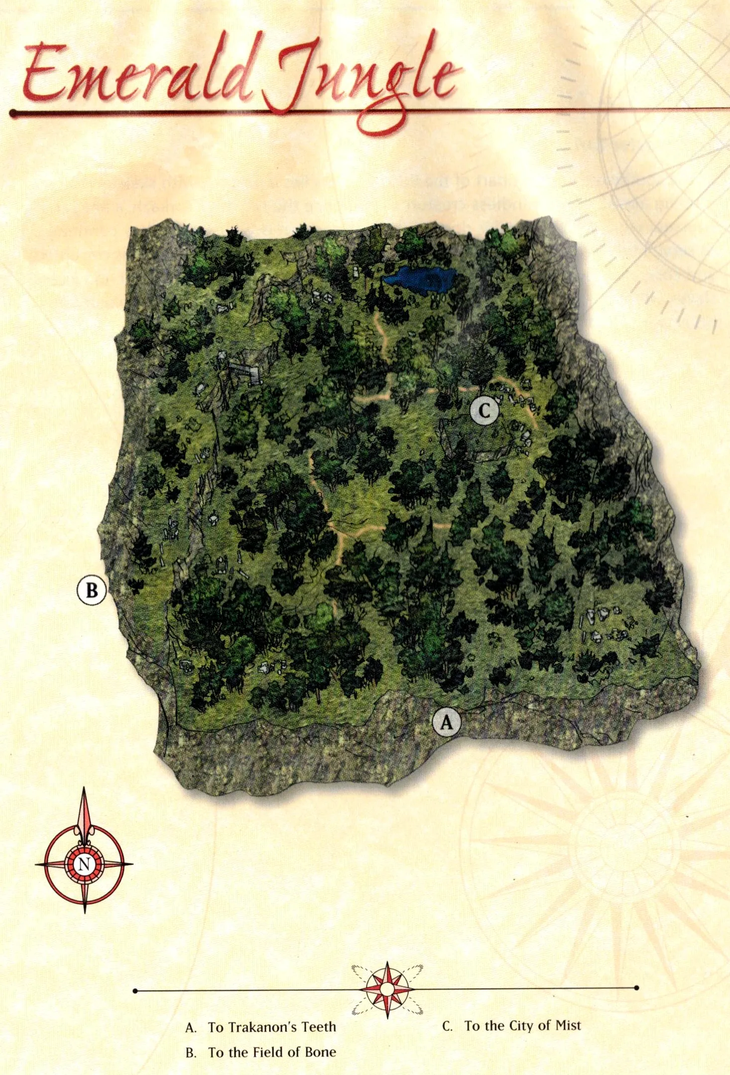 Map of Emerald Jungle