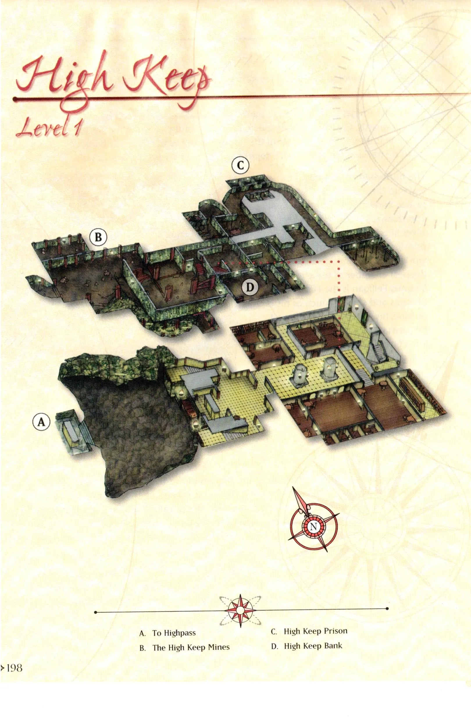 Map of High Keep — Level 1