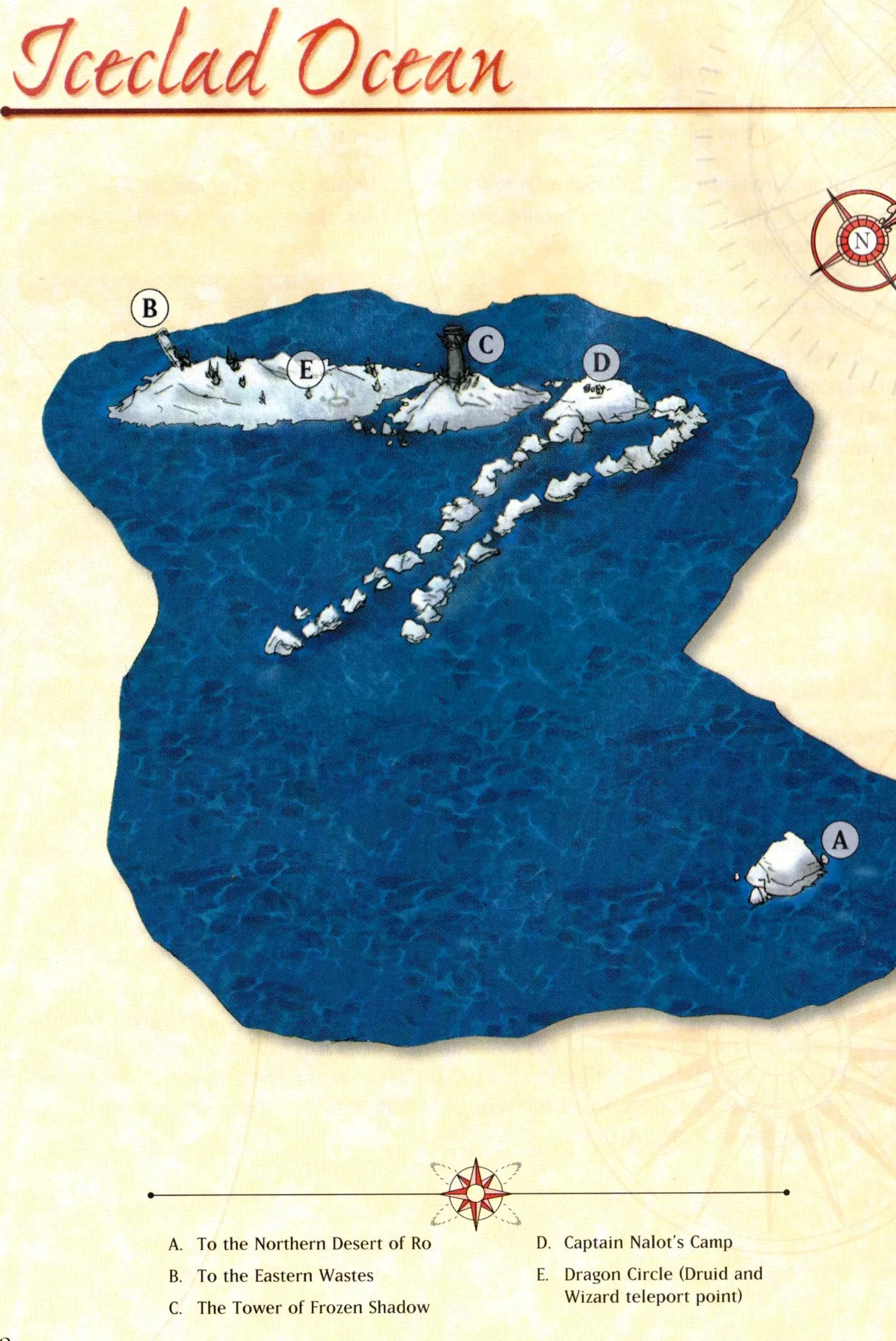 Map of Iceclad Ocean