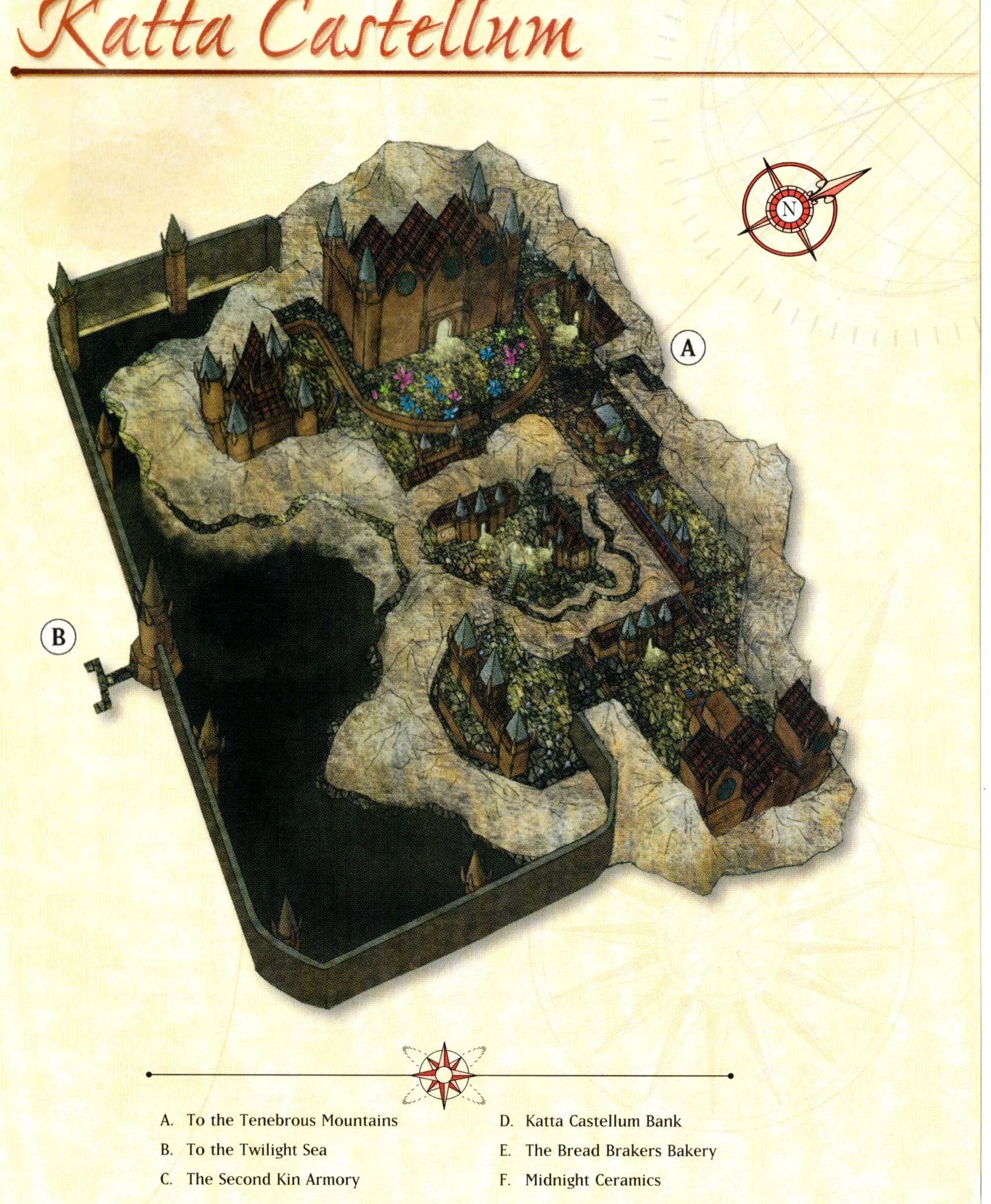 Map of Katta Castellum