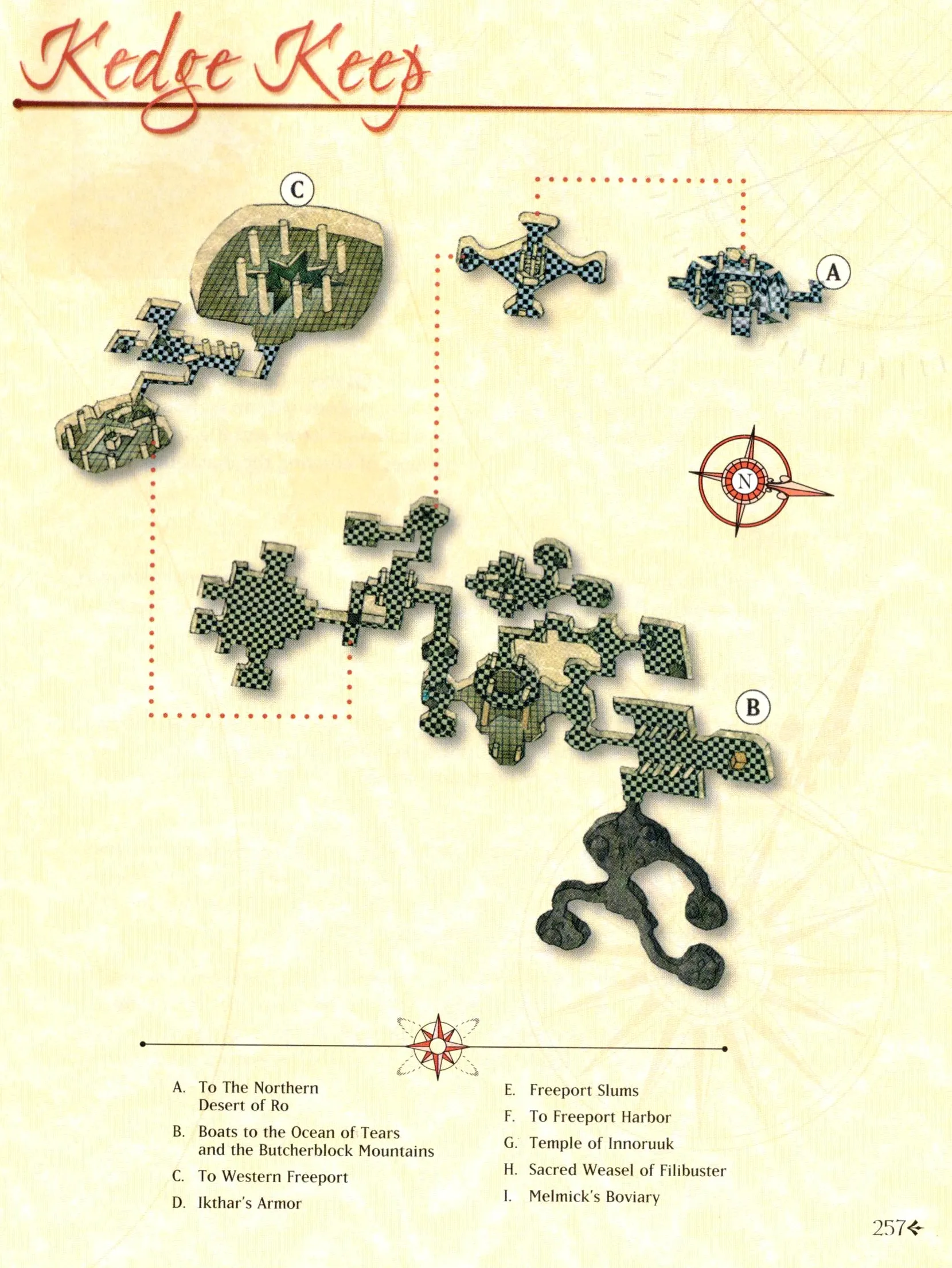 Map of Kedge Keep