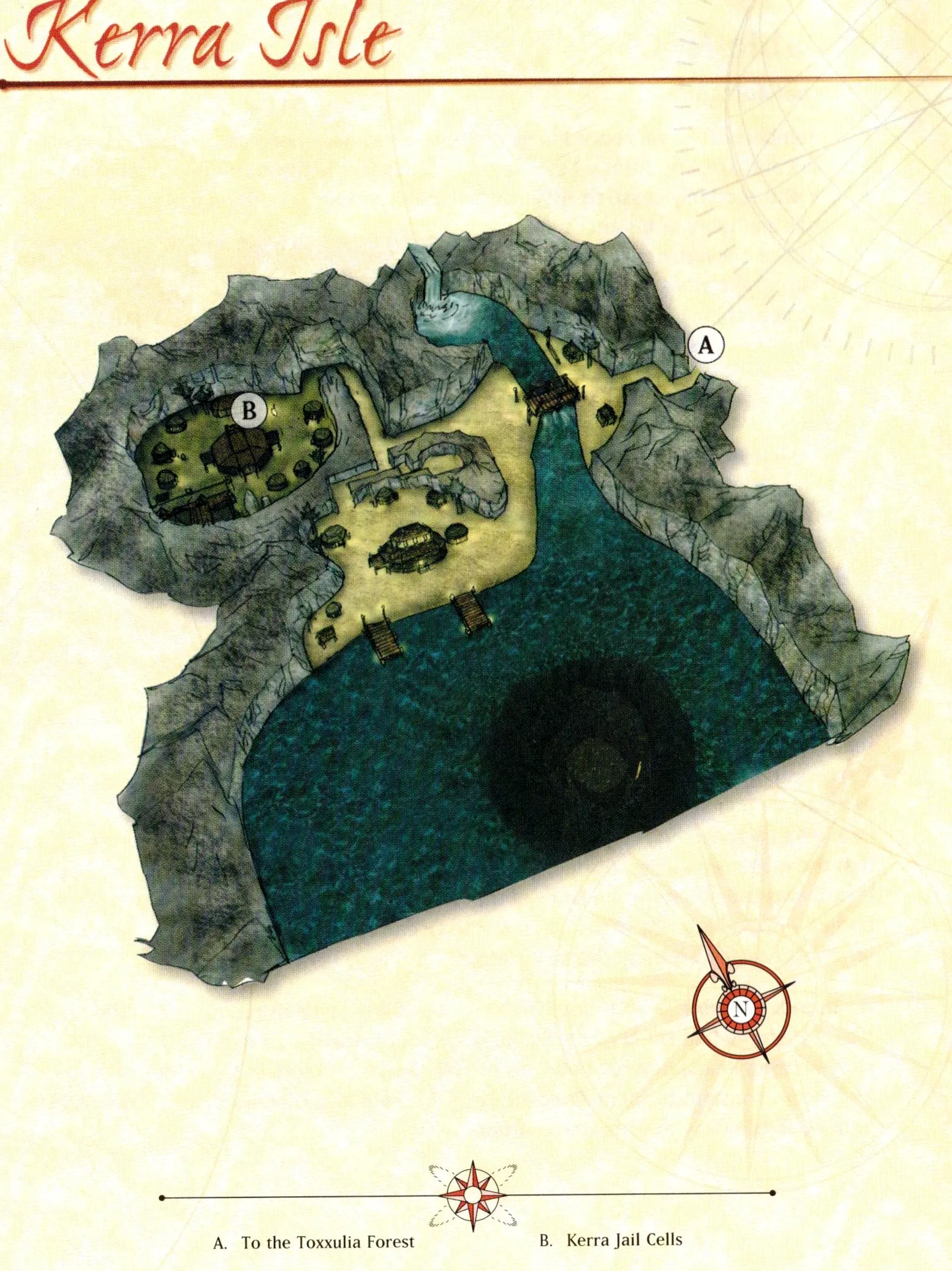 Map of Kerra Isle