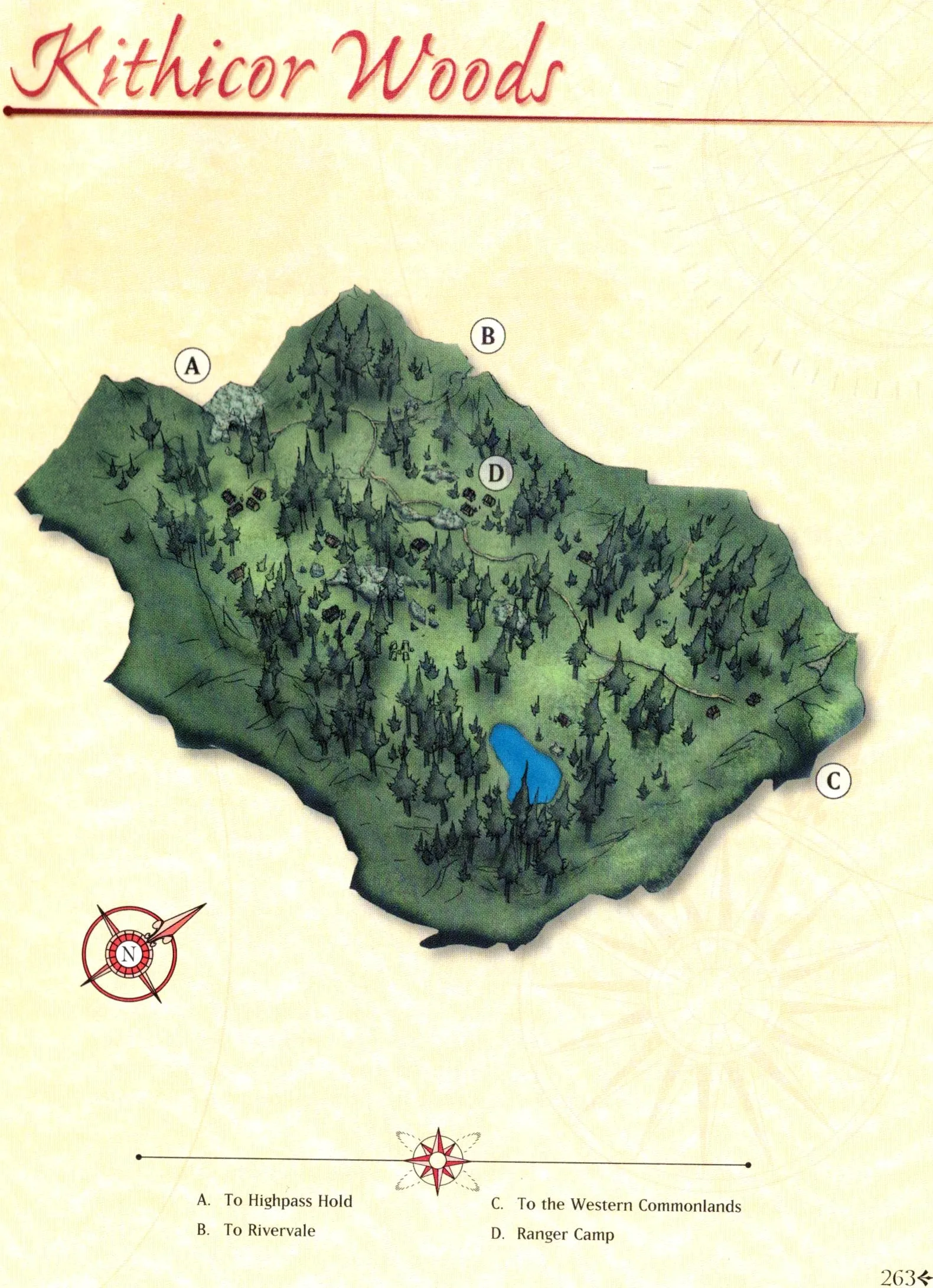 Map of Kithicor Forest — Woods
