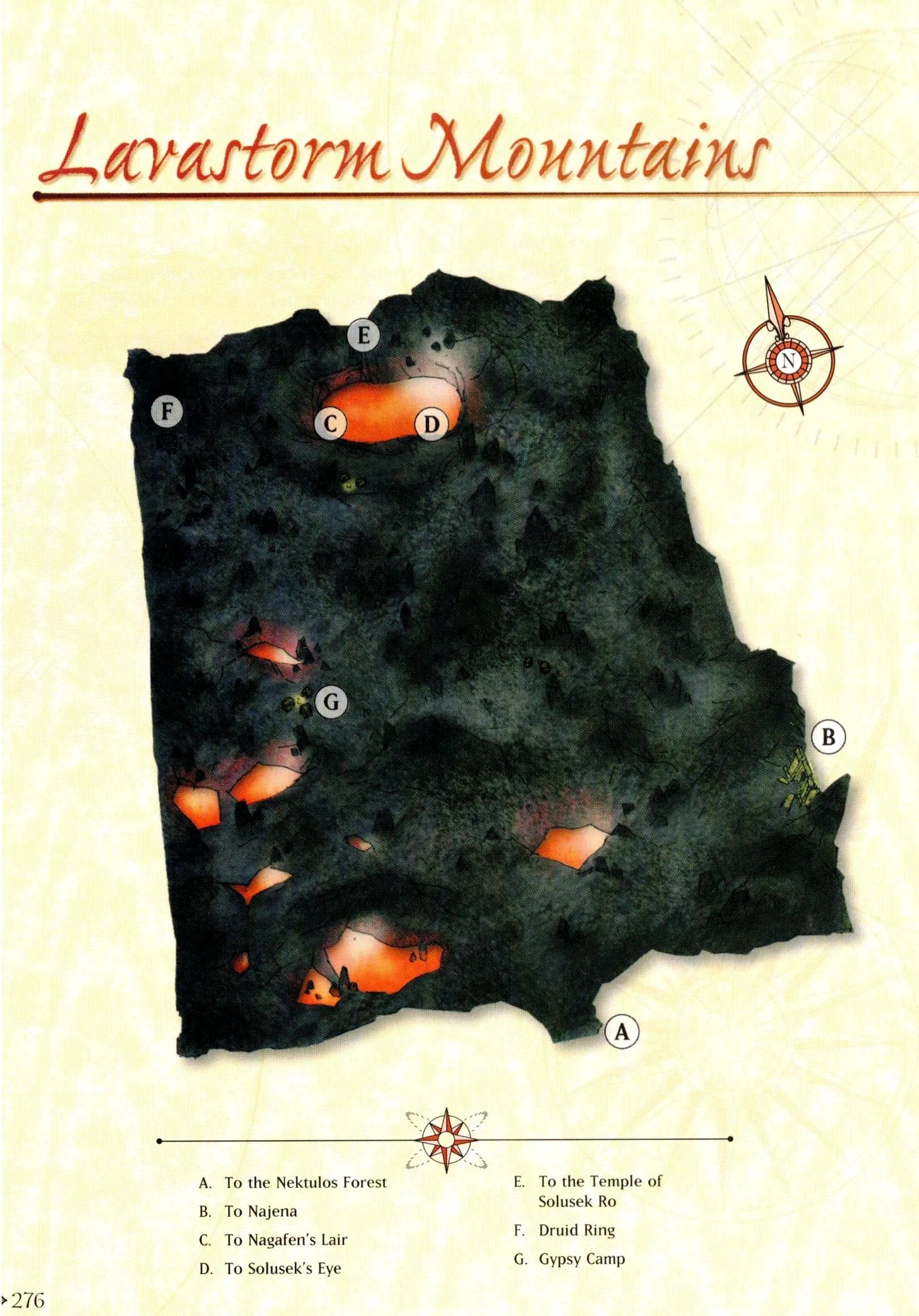Map of Lavastorm Mountains
