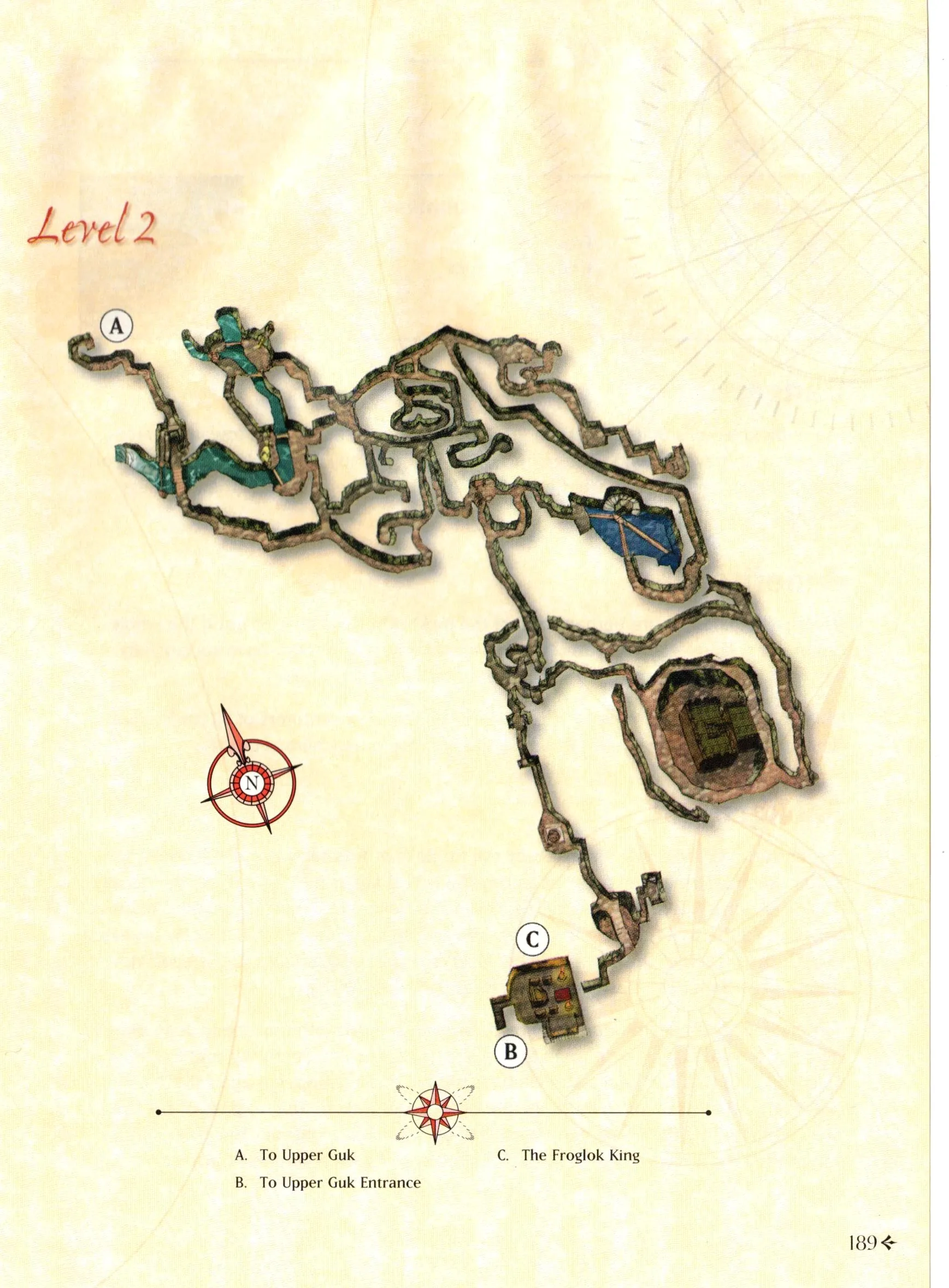 Map of Lower Guk — Level 2