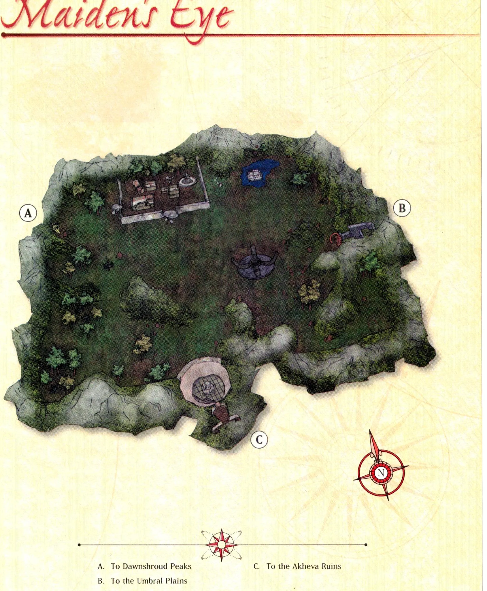 Map of Maiden's Eye