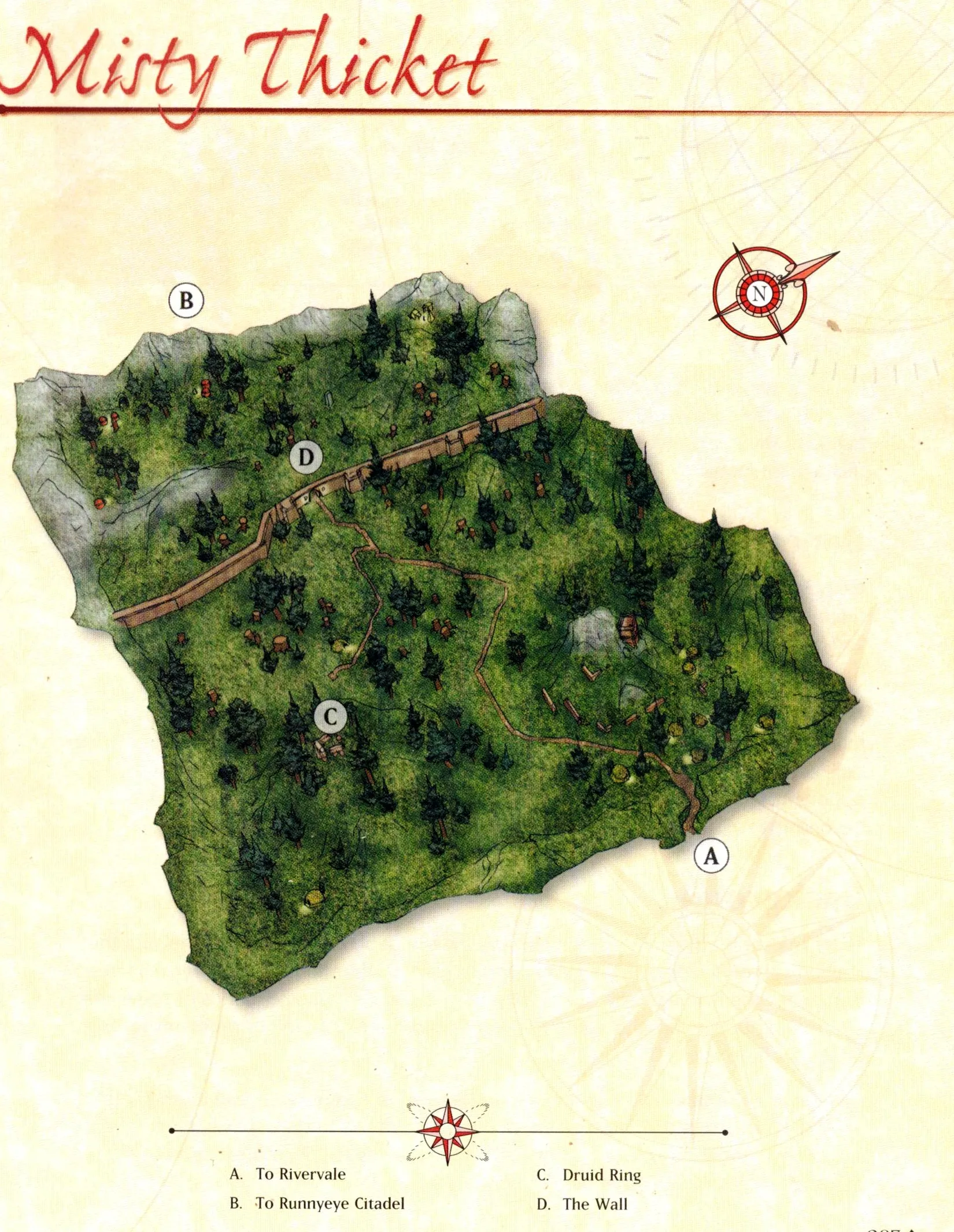 Map of Misty Thicket