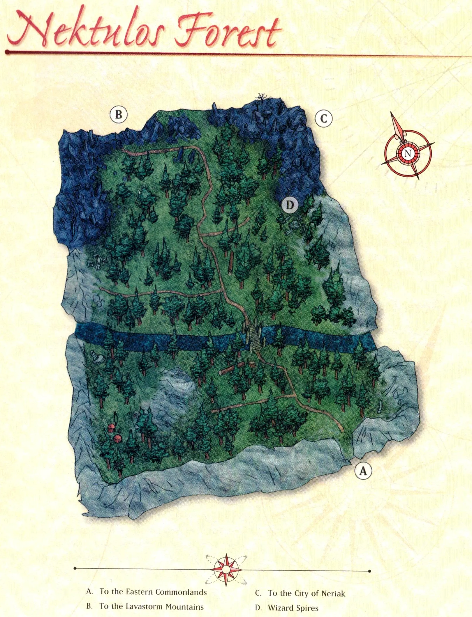 Map of Nektulos Forest