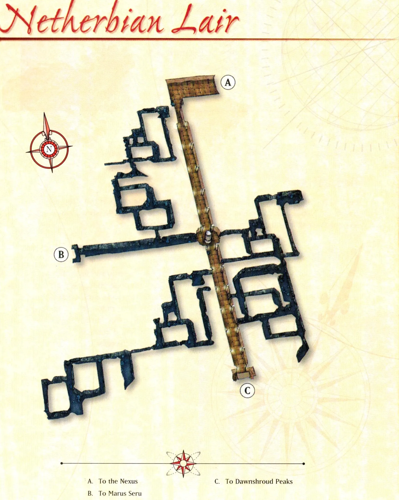 Map of Netherbian Lair