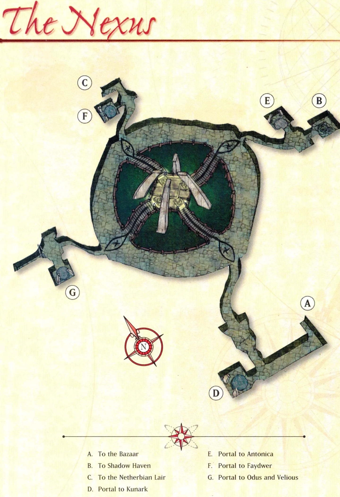Map of The Nexus
