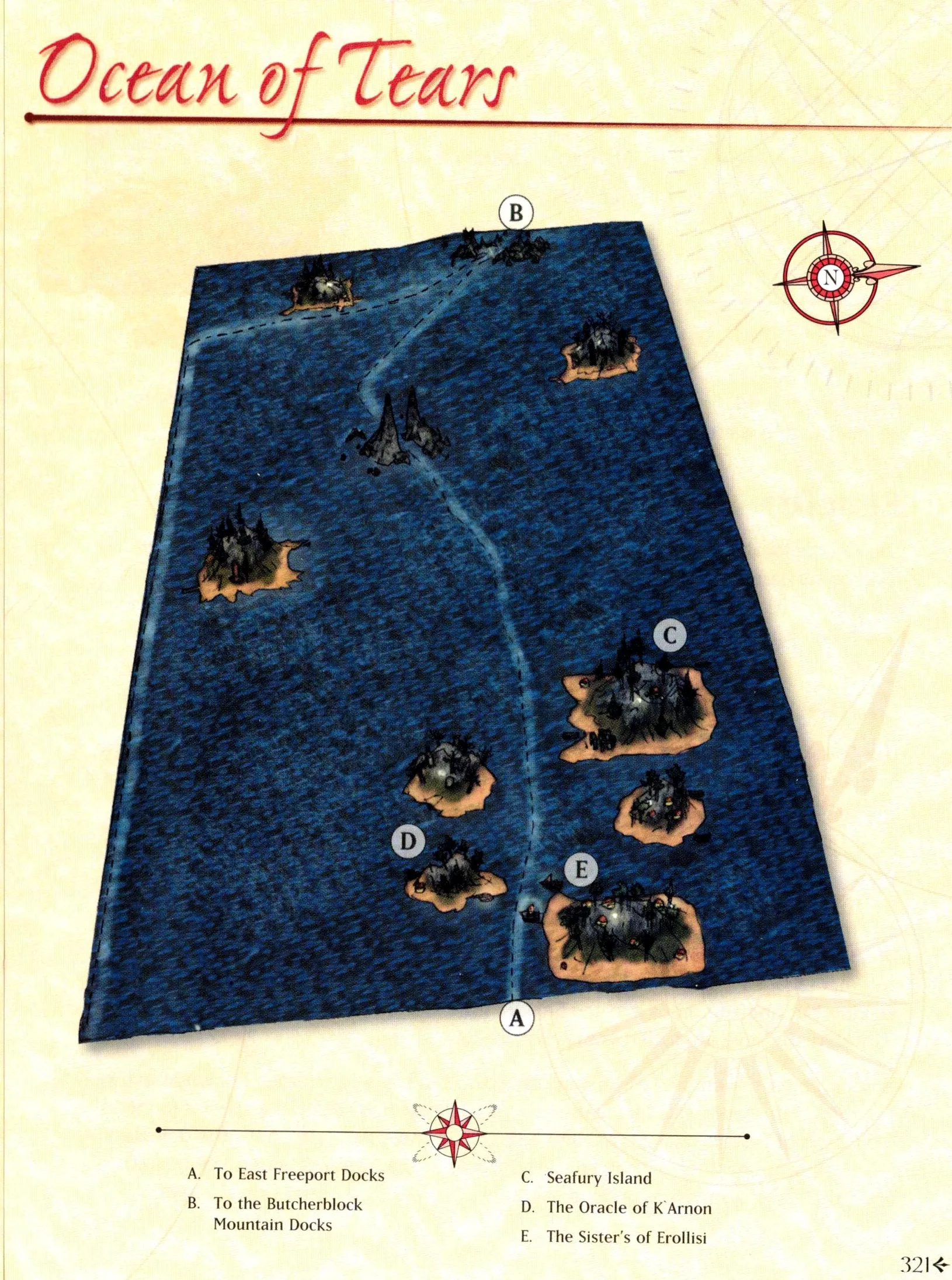 Map of Ocean of Tears
