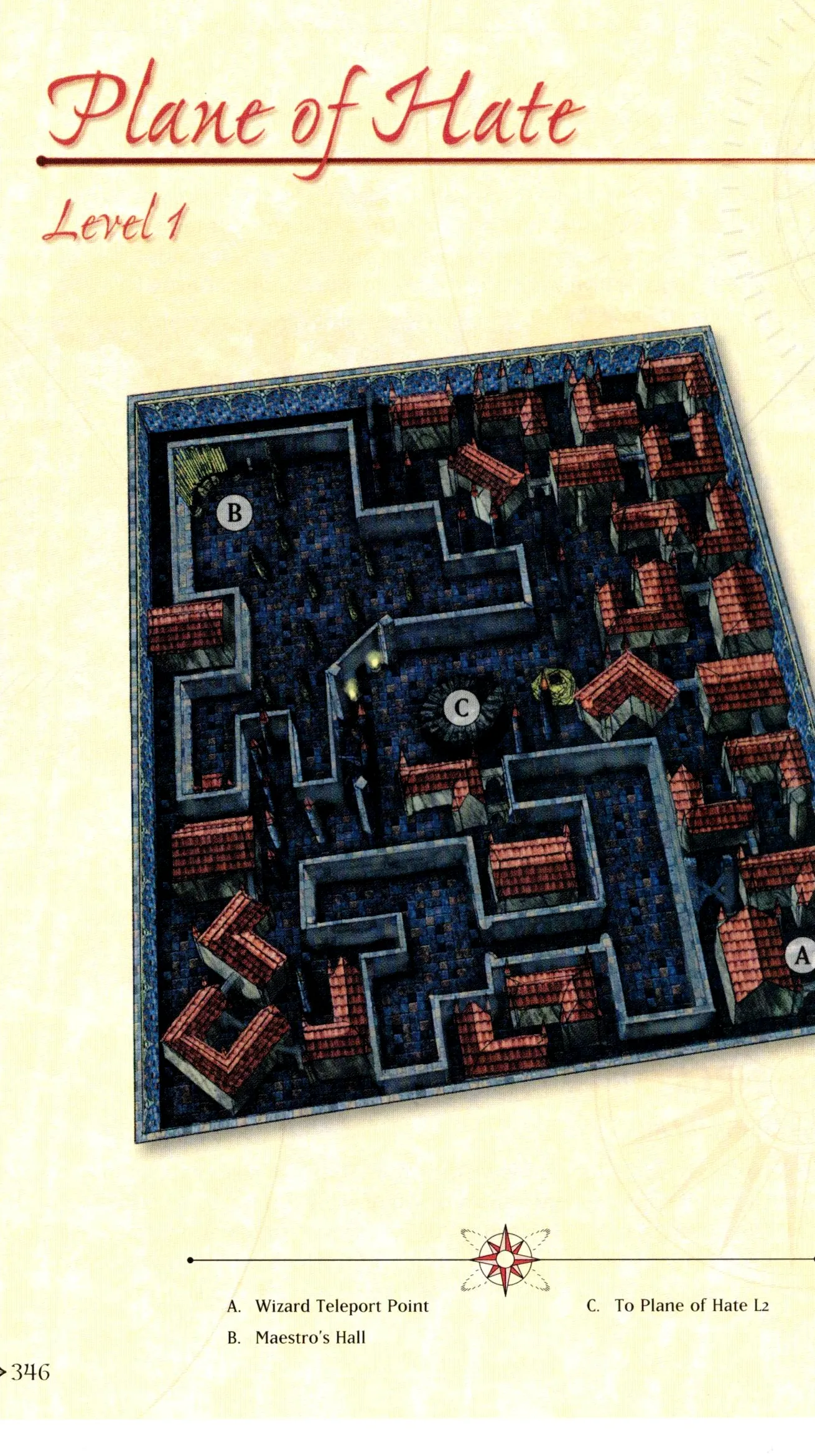 Map of Plane of Hate — Level 1
