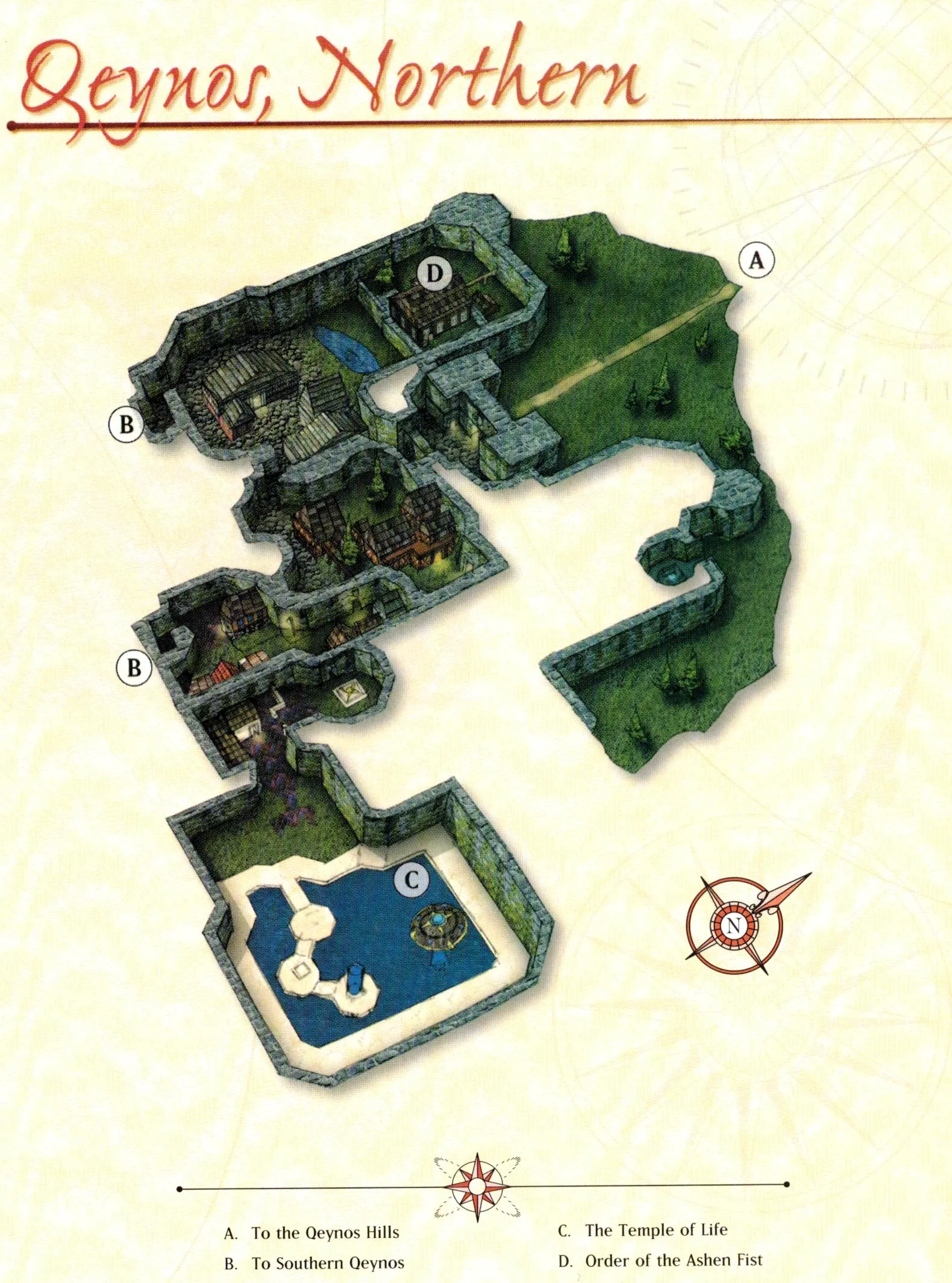 Map of Qeynos — Northern