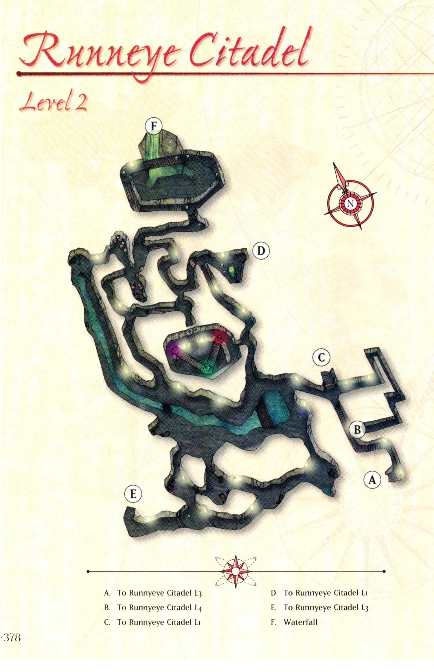 Map of Runnyeye Citadel — Level 2