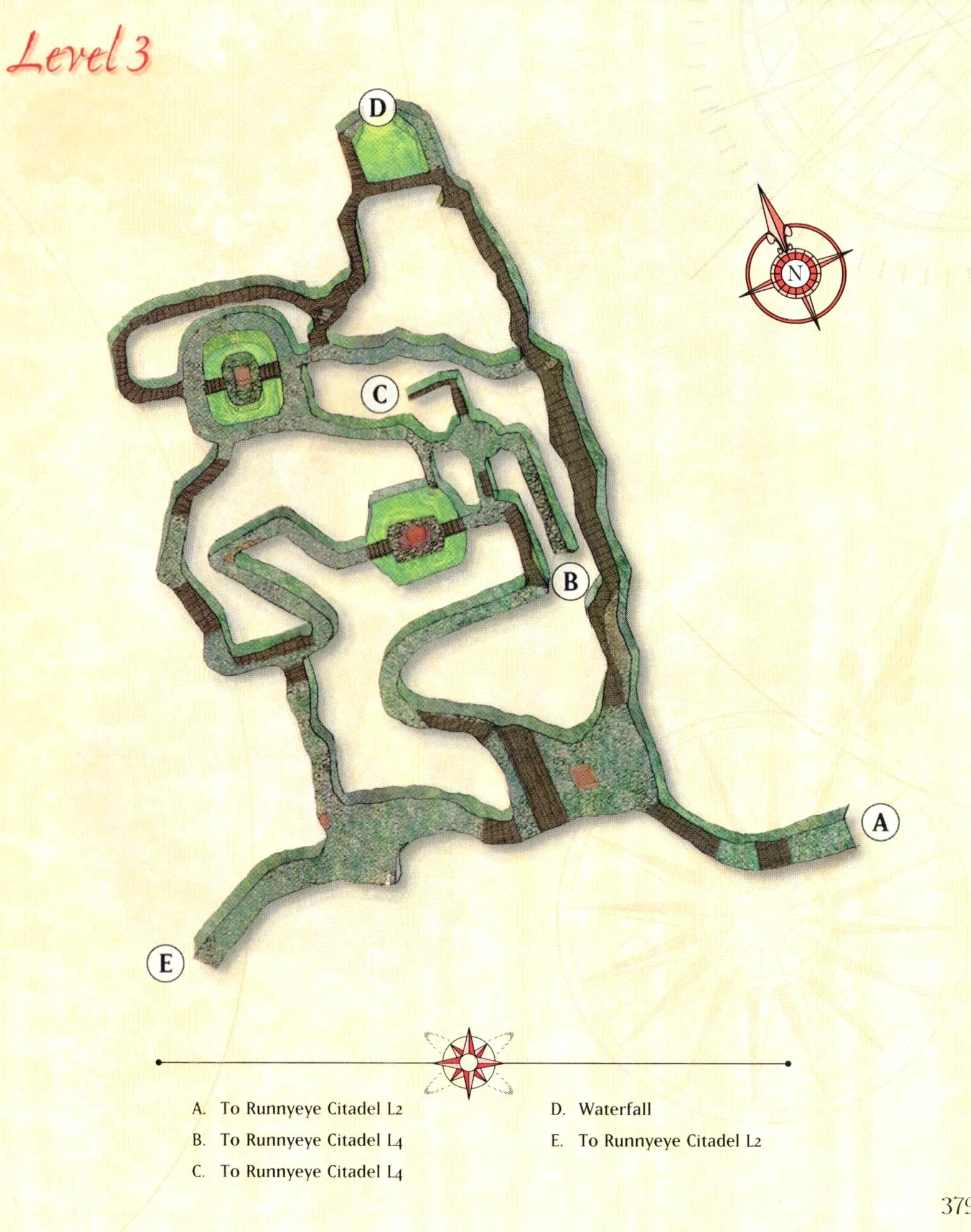 Map of Runnyeye Citadel — Level 3