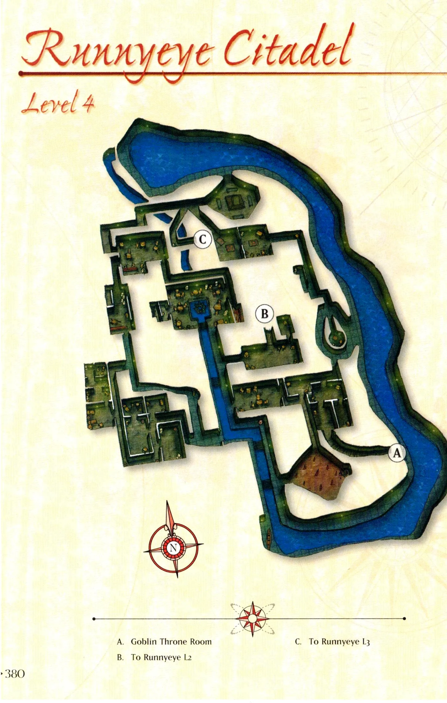 Map of Runnyeye Citadel — Level 4