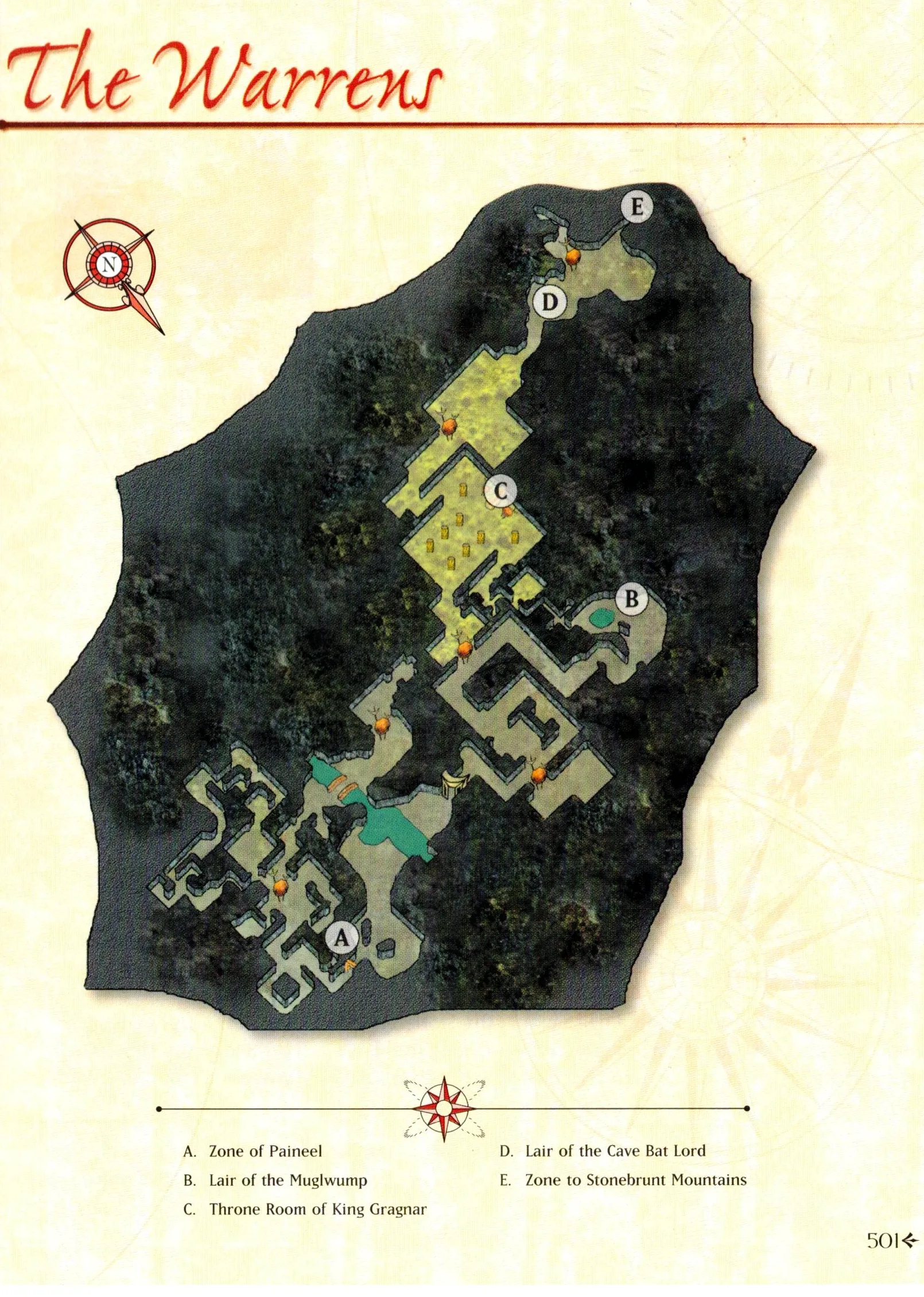 Map of The Warrens