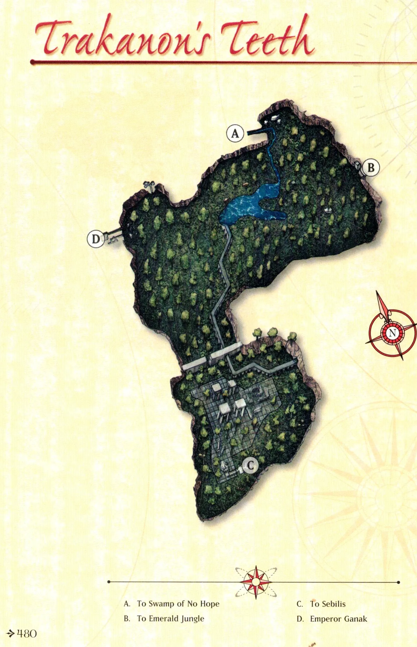 Map of Trakanon's Teeth