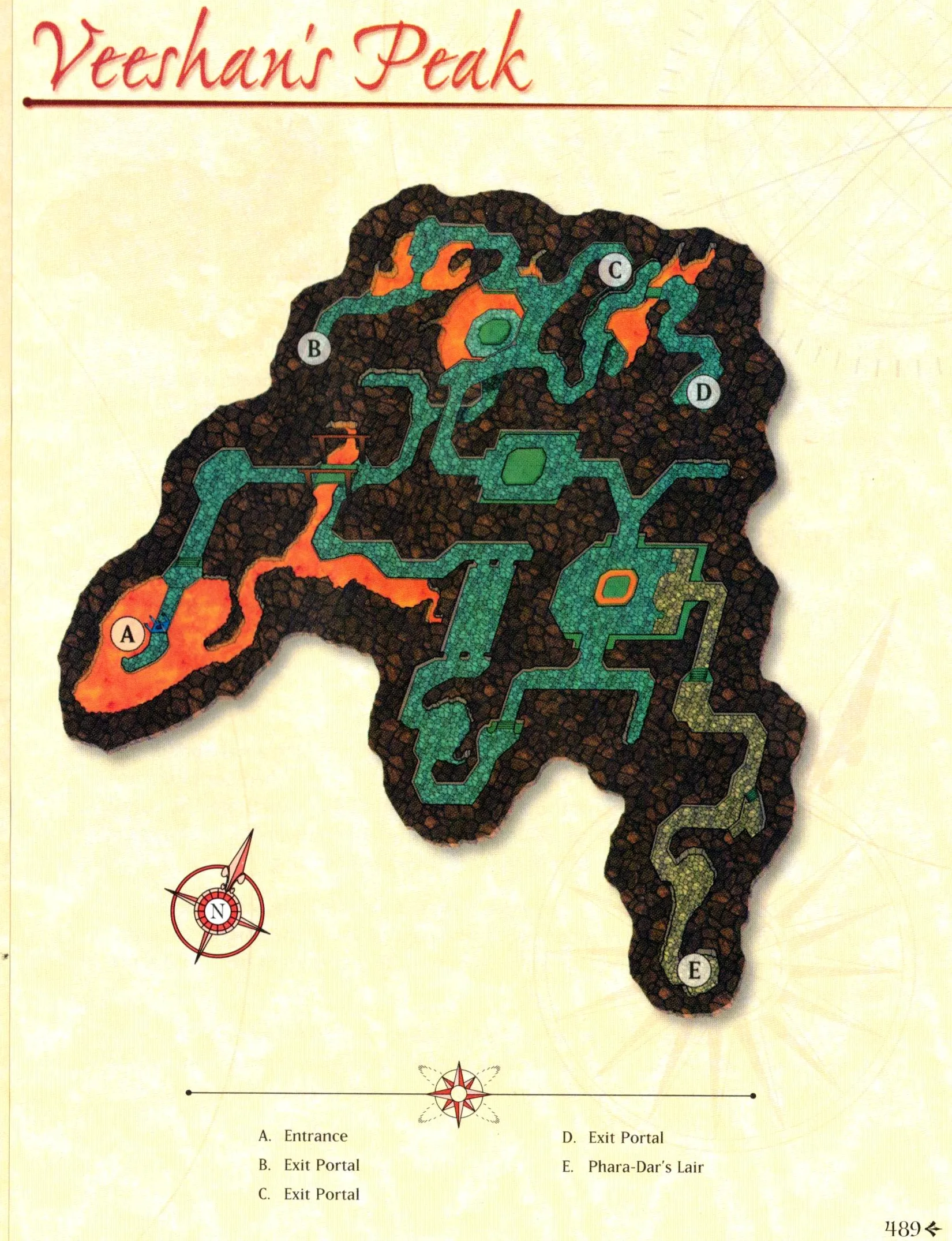 Map of Veeshan's Peak