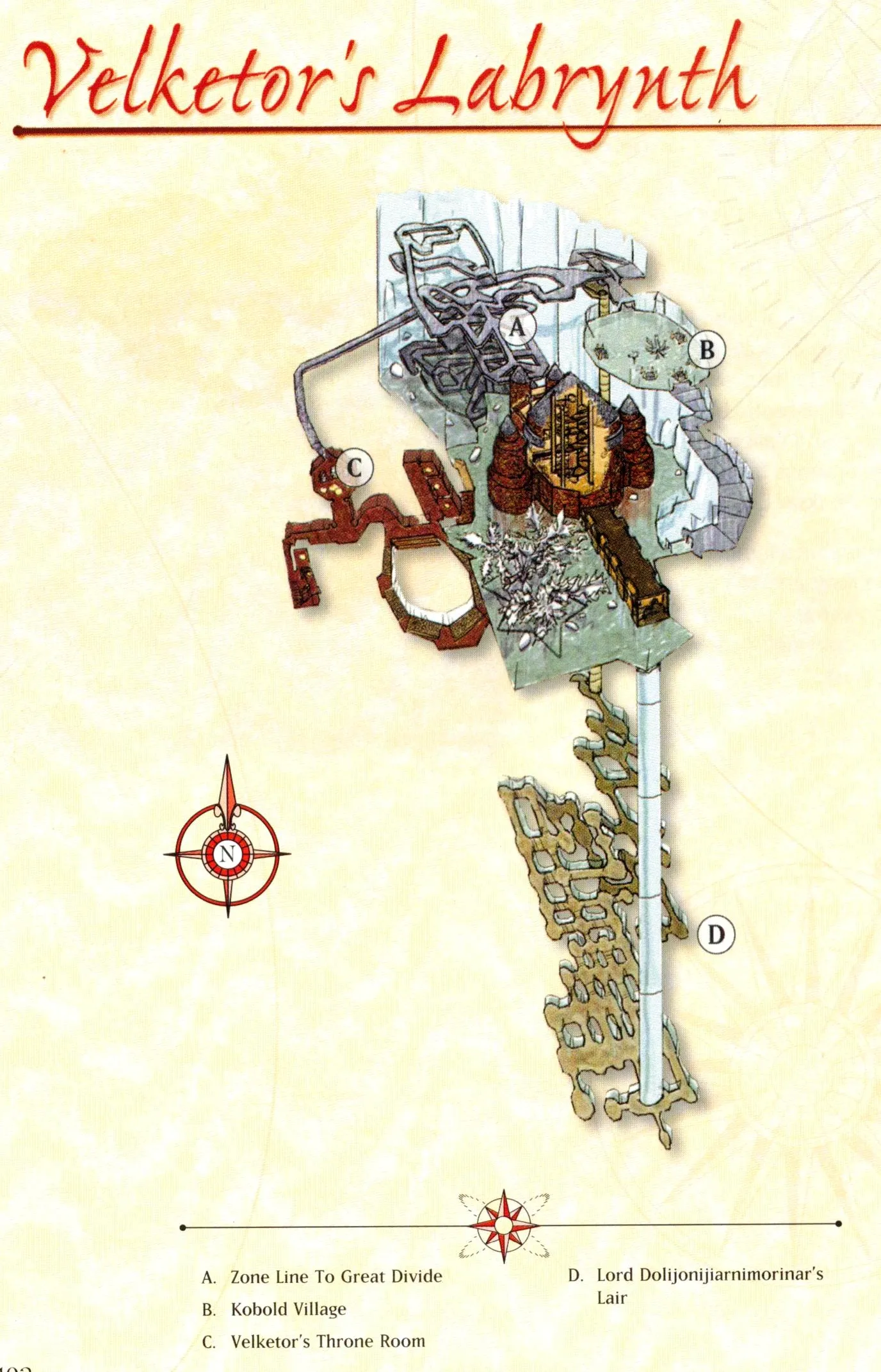 Map of Velketor's Labyrinth