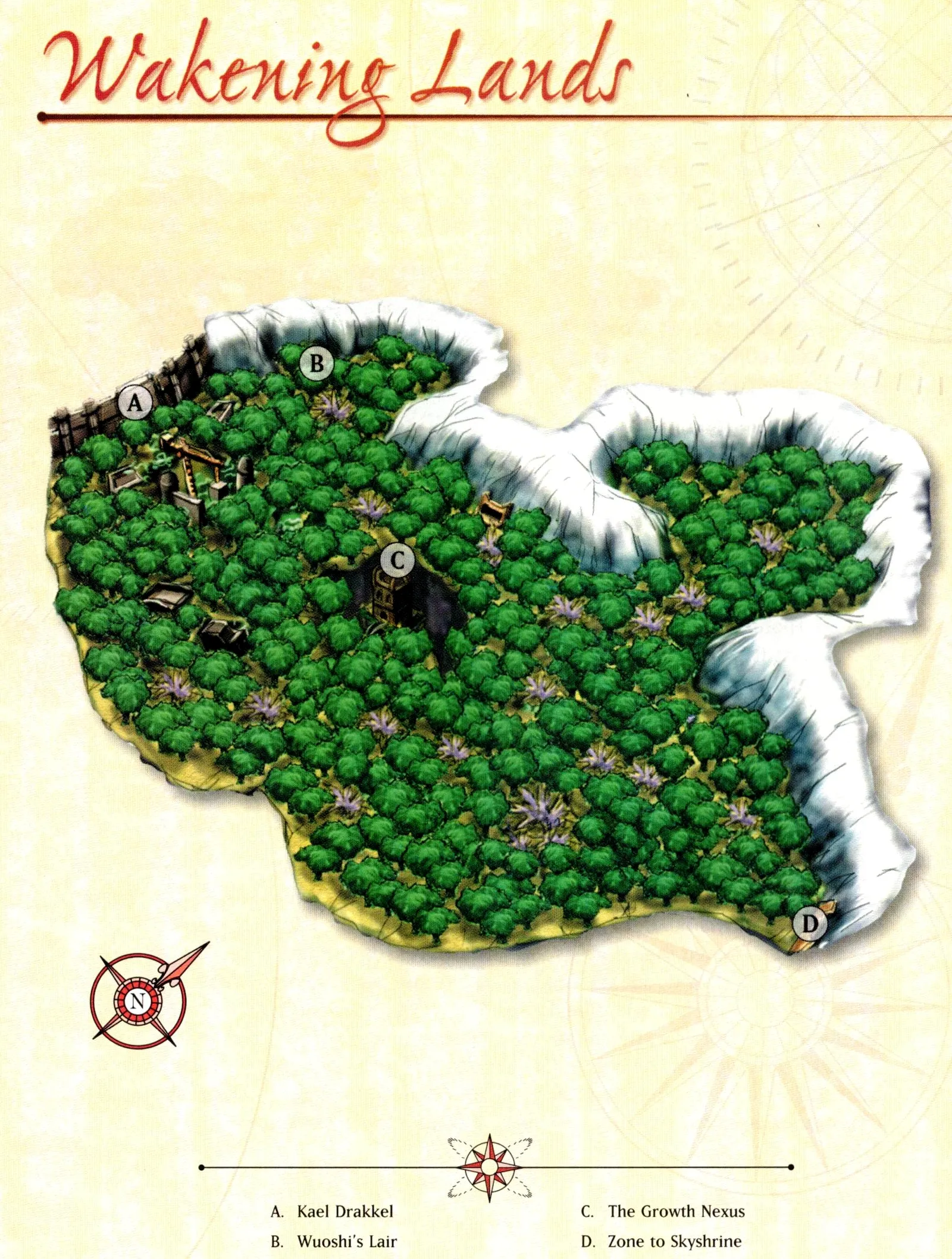 Map of Wakening Land